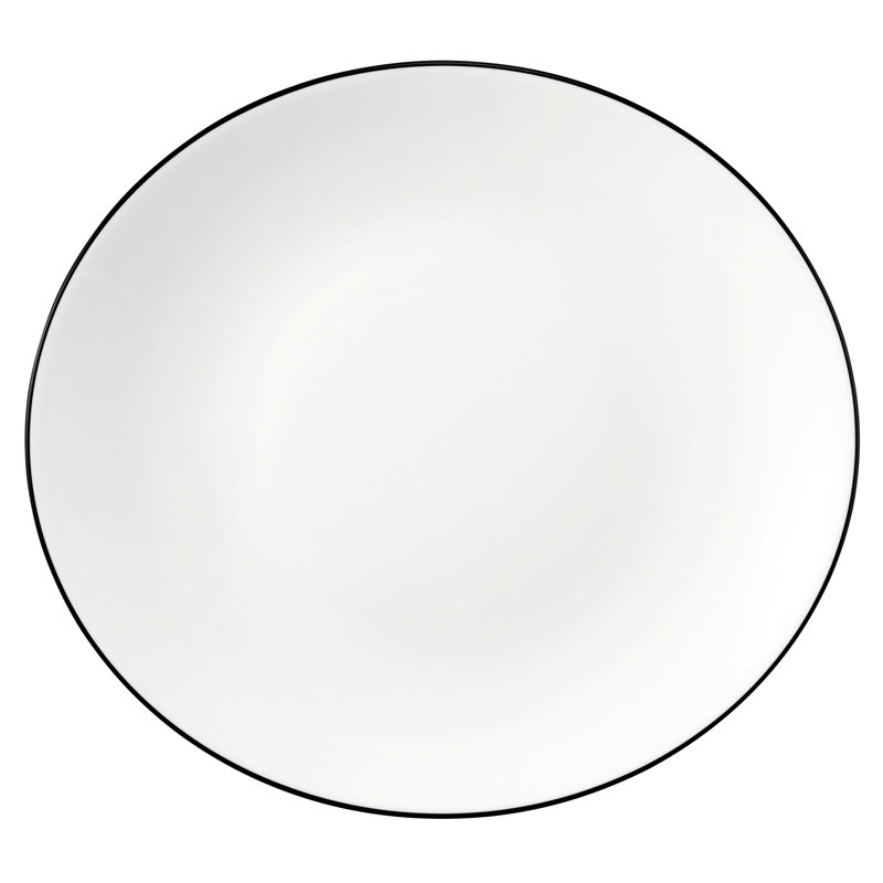 Seltmann Weiden Teller oval 29 cm Modern Life Black Line