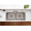 Lustertone 43" L x 22" W Double Basin Drop-In Kitchen Sink-783549702