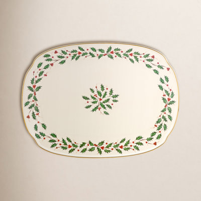 Lenox Holiday Porcelain Platter