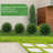 21.6Inch High Artificial Cypress Topiary Tree with Ground Spike, Artificial Shrub Bushes, Fake Evergreen Tree for Porch, Artificial Plants for Outdoor Planters Indoor UV Resistant  Set of 2