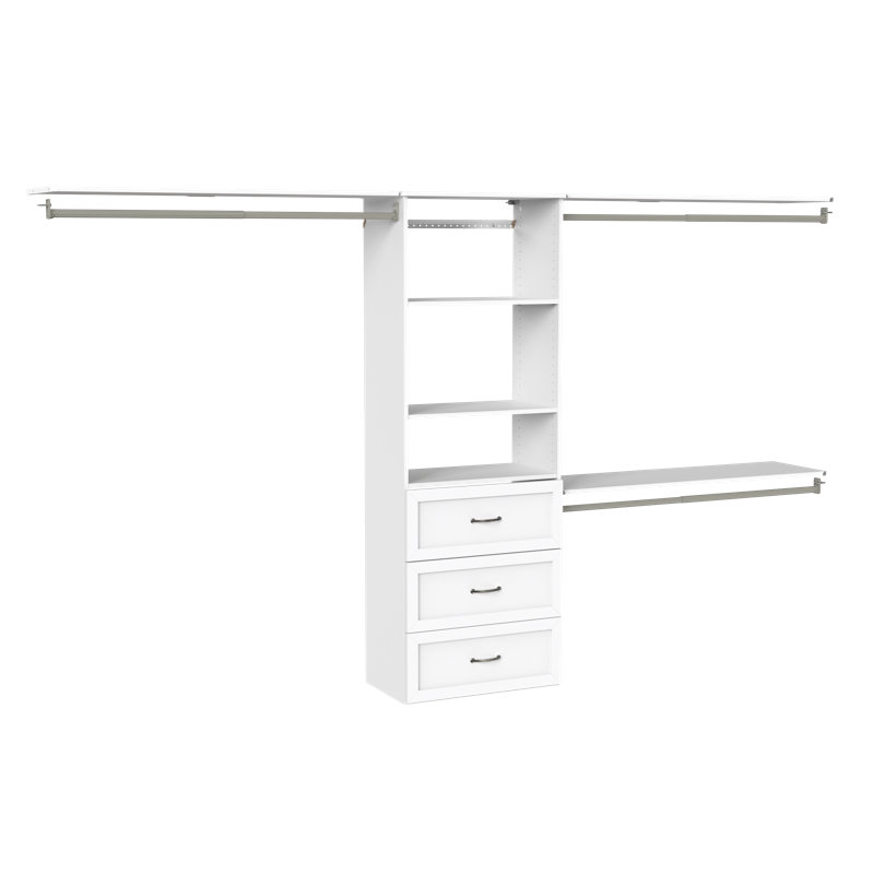 SuiteSymphony Hanging Tower with Top Shelves and Traditional Drawers