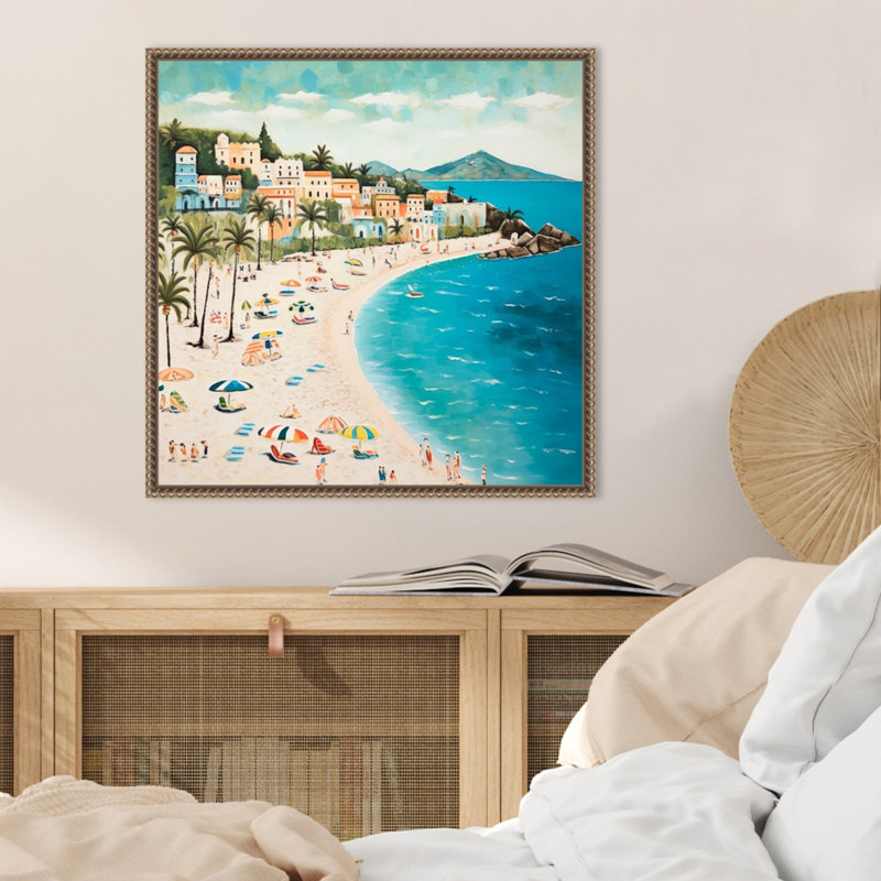 «By the Waters Edge II» par Lazar studio, reproduction d'art sur toile encadrée, H 22 po x l 22 po