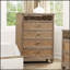 Commode simple 1 pièce avec tiroirs en chêne massif, bois massif et queue d'aronde pour le rangement de la chambre à coucher