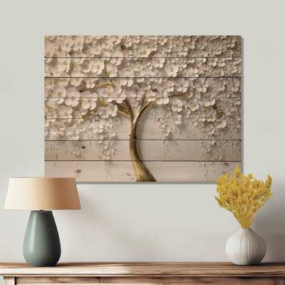 Panneaux de décoration murale Iasmina - Paysages en bois