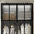 Modern 2-Door Glass Bathroom Linen Cabinet