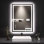 Miroir de salle de bain à DEL avec lumières, miroir de salle de bain anti-buée, à intensité variable, rétroéclairé et éclairé à l'avant, miroir de salle de bain éclairé pour mur, fonction mémoire, verre trempé, incassable