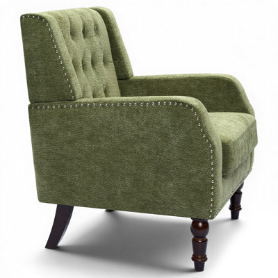 21.65" Wide Tufted Upholstered Accent Armchair