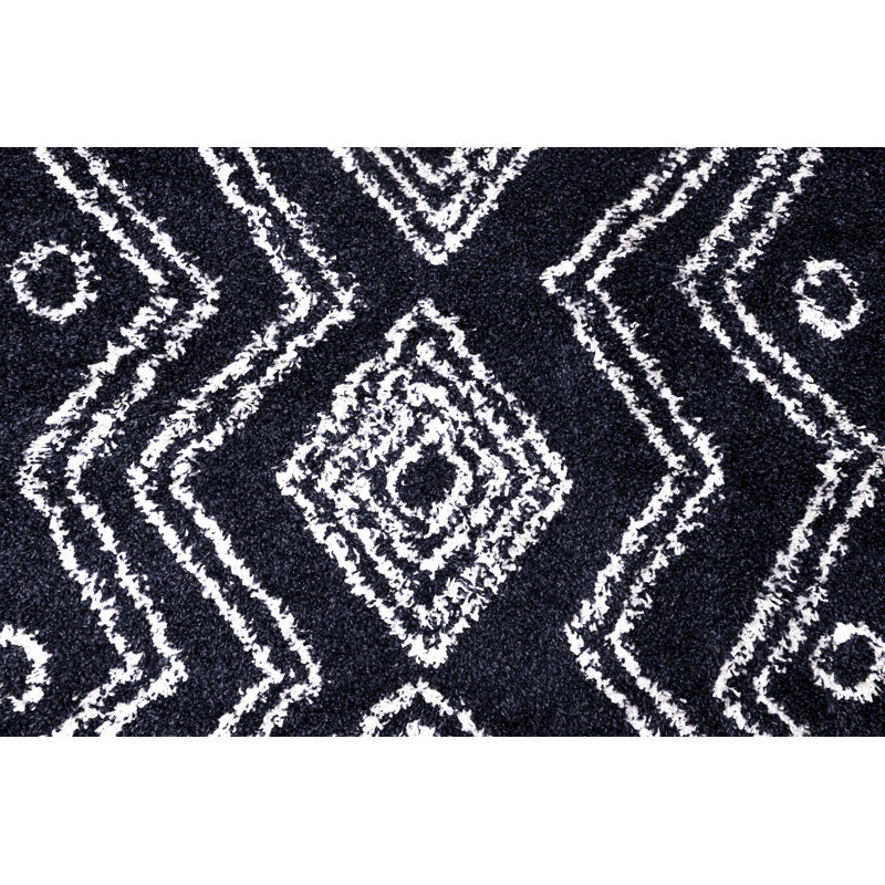 Torres Shaggy Navy Rug, Rectangle 140 x 200cm