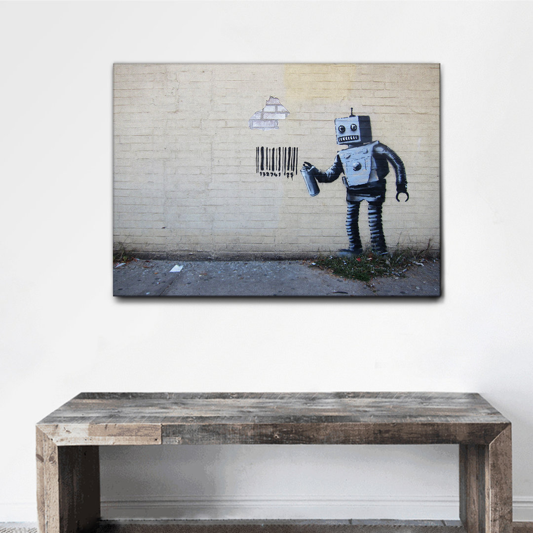 Kunstdruck Robot von Banksy