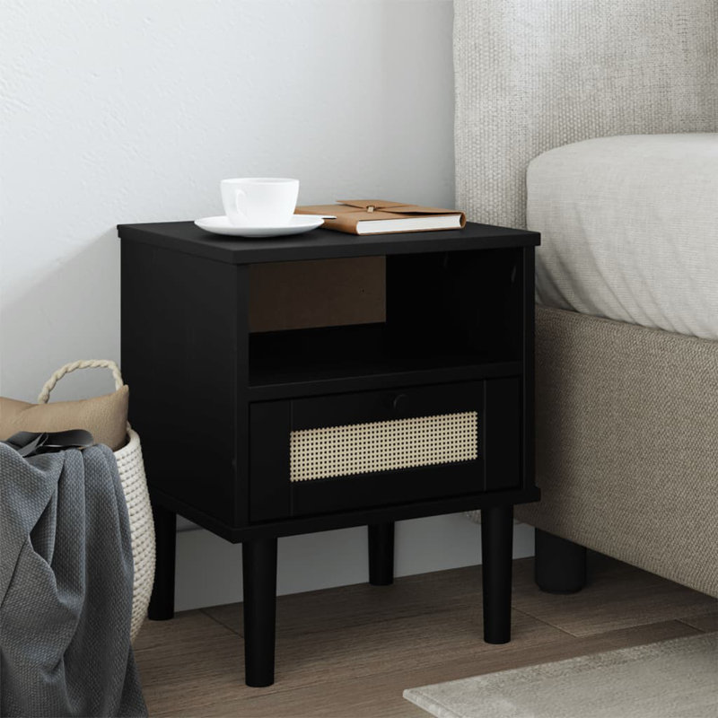 Table de chevet Alroy, Noir