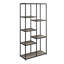Aimslee 180cm H x 86cm W Stainless Steel Etagere Bookcase-1835256667