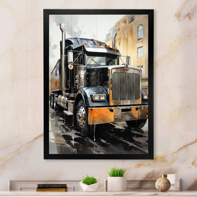 Coupar " Red Semi Truck Custom Classic I "