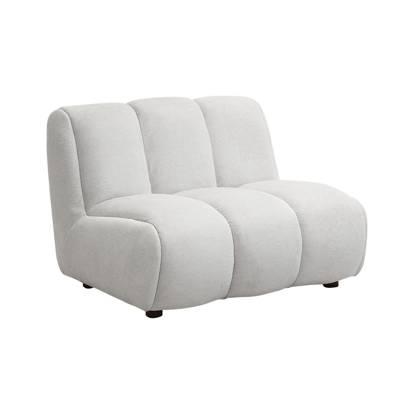 Chaise en lin blanc ivoire Manilla