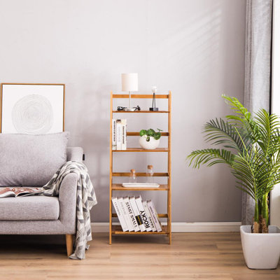 48.26cm W Solid Wood Shelving Unit