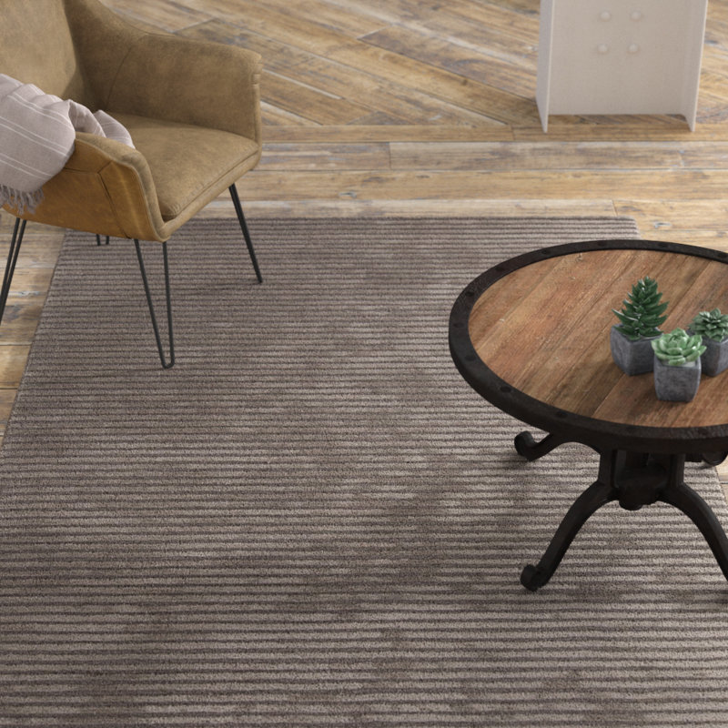 Tapis taupe texturé Nathen, Rectangle 9 pi x 13 pi