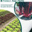 Fil de poulet hexagonal galvanisé 60 m, rouille extérieure - filet de volaille pour le jardin, foncé, large rouille de 3,6 pi de largeur x 196,85 pi de longueur, facile à installer et à utiliser-1124111419