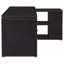 Tona Cappuccino 3-Drawer L-shape Computer Desk-1096983445