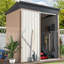 5 Ft. W x 3 Ft. D Metal Lean-To Garden Shed-1502880162