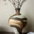 Brown Mid‑Century Novelty Ceramic Table Vase