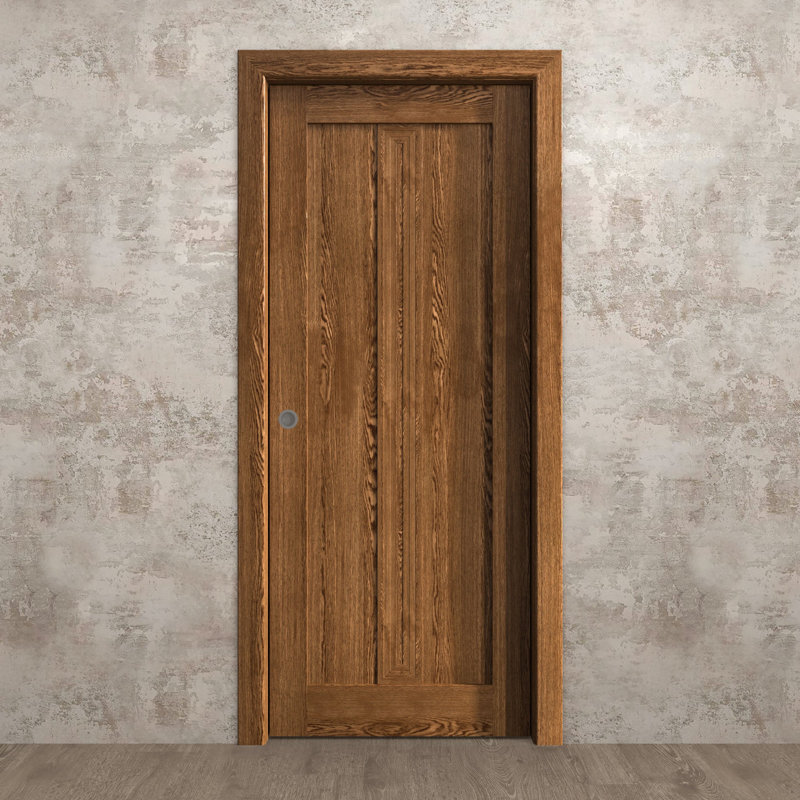 Porte coulissante à poche | Ego 5006 | Ensemble de quincaillerie de rail | Portes intérieures modernes en bois massif pour chambre à coucher