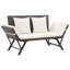Banc de jardin en acier Eltje-324616181