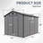 8 ft. W x 10 ft. D Plastic Outdoor Storage Shed (80 sq. ft.)