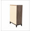 Grande commode rustique en chêne gris rustique avec 5 tiroirs, espace de rangement durable et spacieux pour les chambres à coucher modernes
