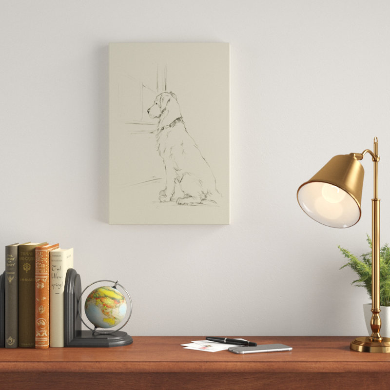 «Waiting for Master IV», reproduction d'art sur toile, H 18 po x l 12 po