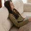 Canapé-coussin standard 86,61 po beige 100% polyester-129744474