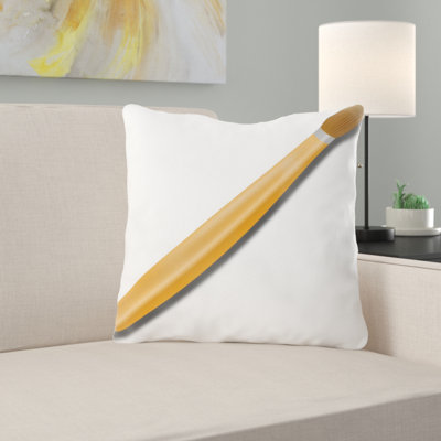 Coussin décoratif brosse paint Willson