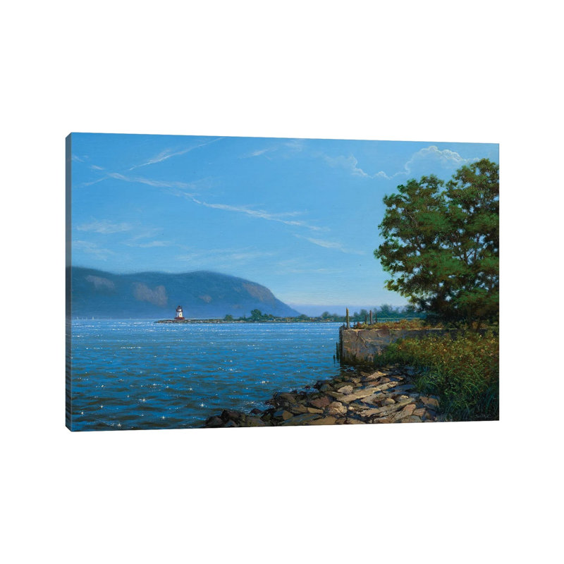 Tarrytown Lighthouse by Ken Salaz - Wrapped Canvas Print, 20.32 cm H x 30.48 cm W