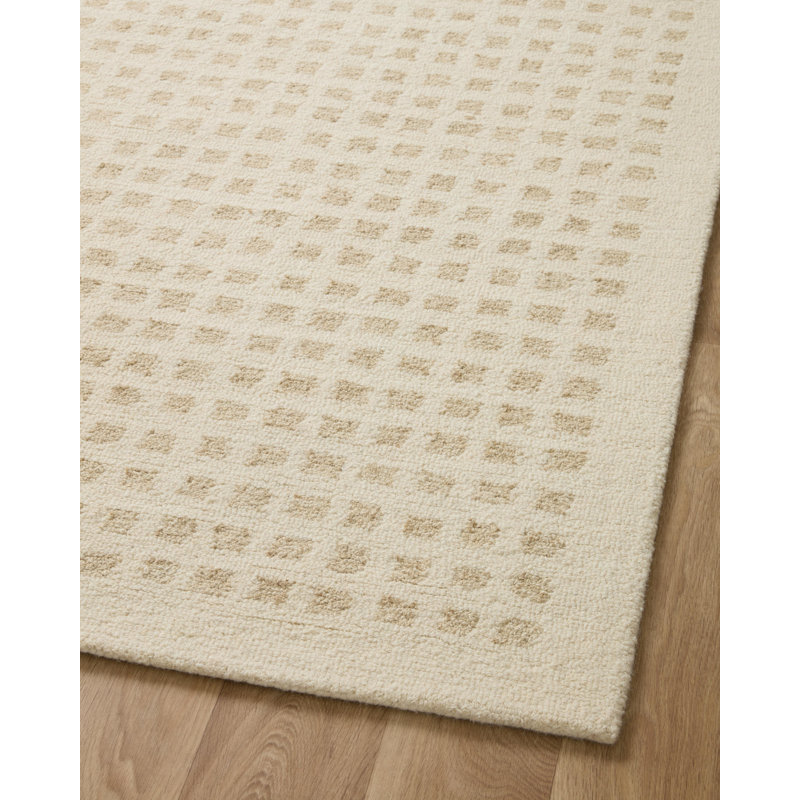 Chris Loves Julia x Loloi Polly Handmade Ivory/Natural Rug
