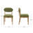 Upholstered Solid Wood Dining Chair With Hollow Back, Farmhouse Side Chair For Kitchen/Dining Room-1055179830