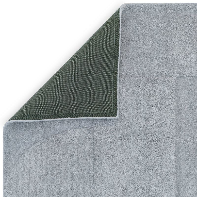 Bowery Cozy Geometric Tufted Blue Area Rug, Rectangle 160 x 230cm