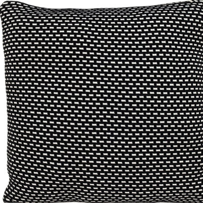 Tuxedo Transitional Black Throw Pillow