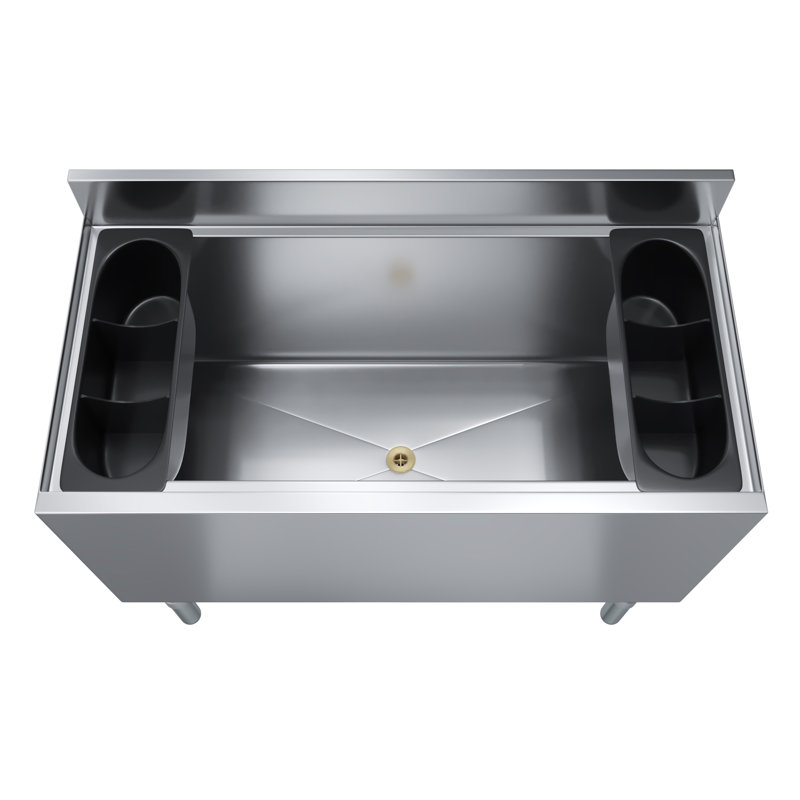AmGood Underbar Ice Bin 18.5 in. x 36  in. x 33 in.