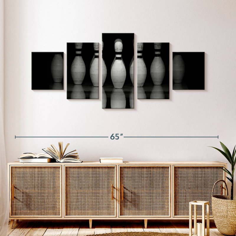 'Bowling Pins Reflection, 24" H x 55" W