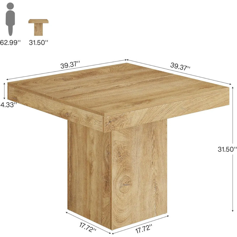 Square Kitchen Dinner Table,Modern Dining Table