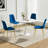 5 - Piece Pedestal Dining Set-115183801-115183799