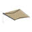 Semi-Cassette Patio Awning with LED Lights - Moroccan Collection -54833124-54833136