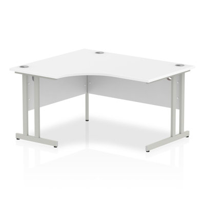 Tibay L-Shaped Metal Base Computer Desk
