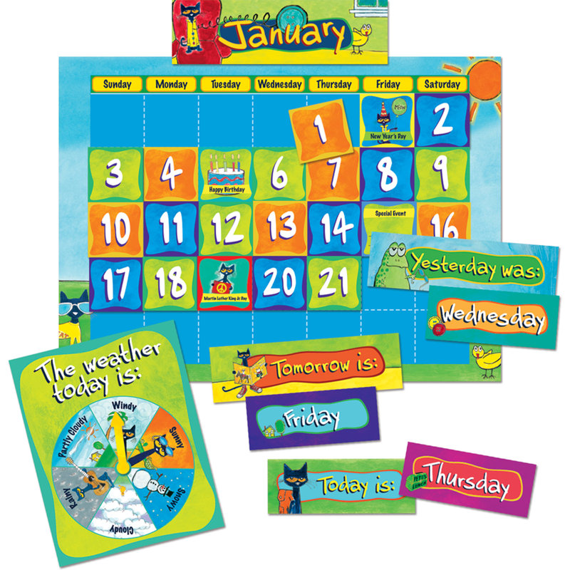 Ensemble de calendrier Pete the Cat