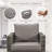 Nodaway Outdoor Patio PE Wicker 2 - Person Seating Group Swivel Chair with Cushions-756295992