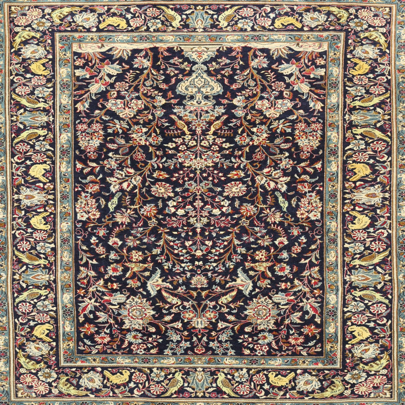 Tyreese Oriental Indoor Rug, Round 4'