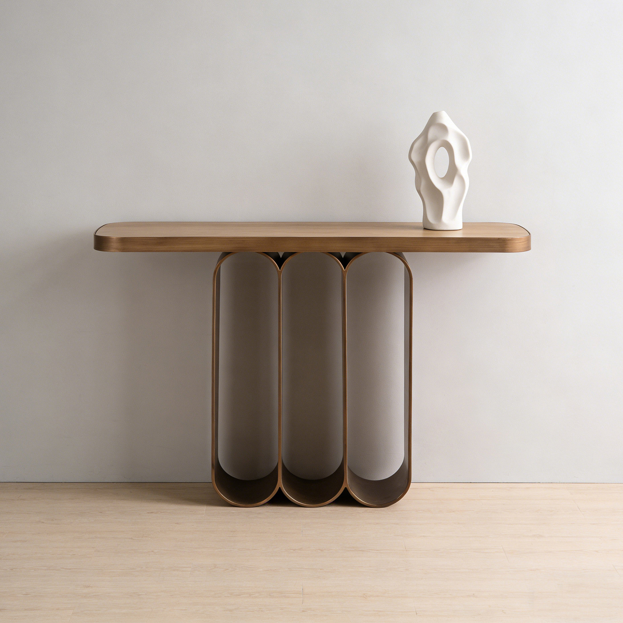 Latitude Run® Modern Minimalist Luxury Art Design Console Table | Wayfair