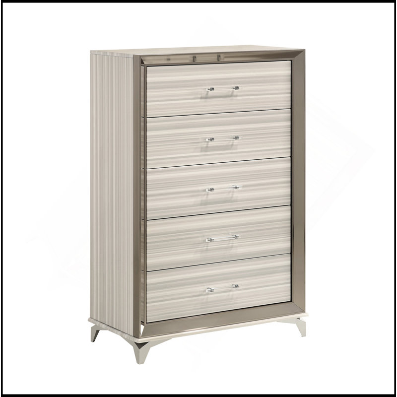 Commode étoile blanche