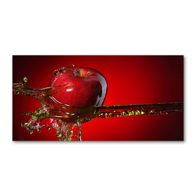 Apple And Water - Wrapped Canvas Print
