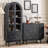 Simple storage display cabinet glass bookcase