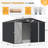 10 ft. W x 8 ft. D Metal Storage Shed with Metal Base Frame Kit-98478656-125529630