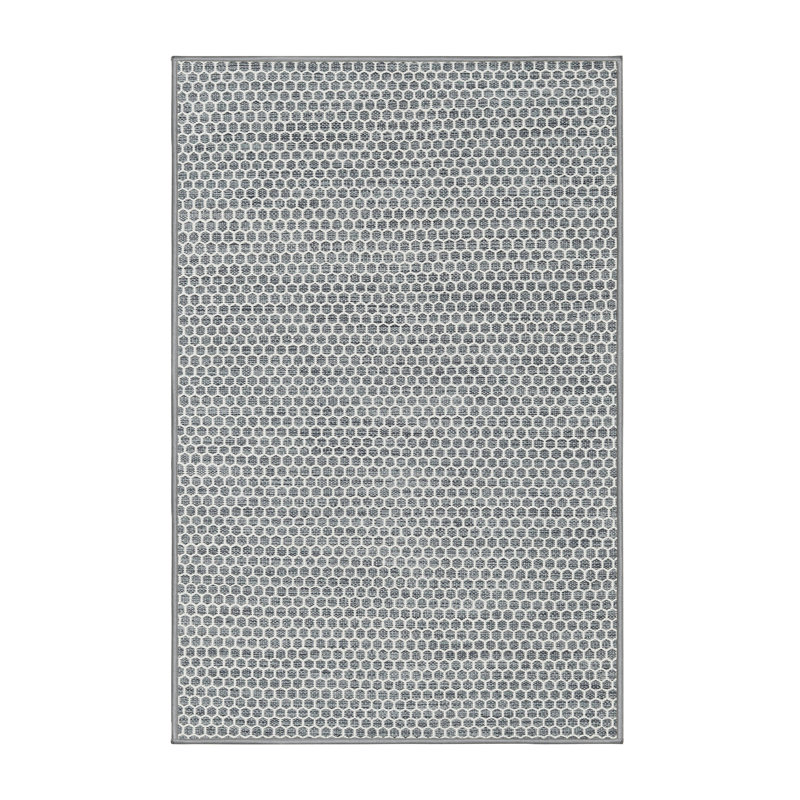 Tapis gris zone contemporaine Stoughton, Rectangle 5 pi x 7 pi